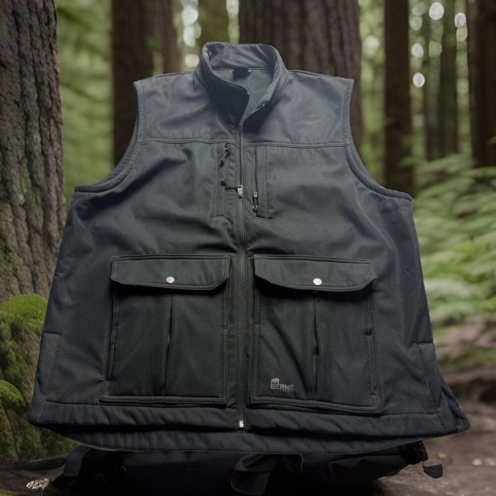 Berne Workwear CCW Vest Men's Addersystem Ammo Weapon Work Hunting Sz 2XL 52-54